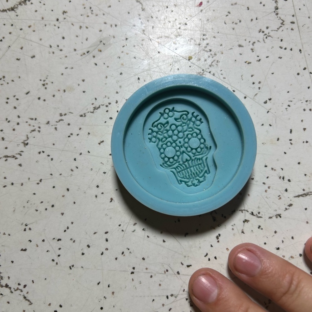 Blue Skull Silicone Mold